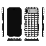 Salem's Hex | Black & White Checkered Case