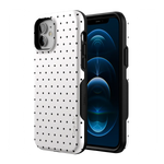 On the Dot | White Polka Dot Case