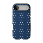 On the Dot | Navy Polka Dot Case