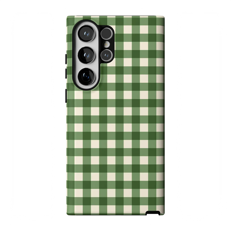 Checked Twice | Green Plaid Case