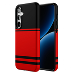 Storm Warning | Black & Red Stripes Case