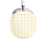 Pastel Picnic | Yellow Gingham AirPods Max Case