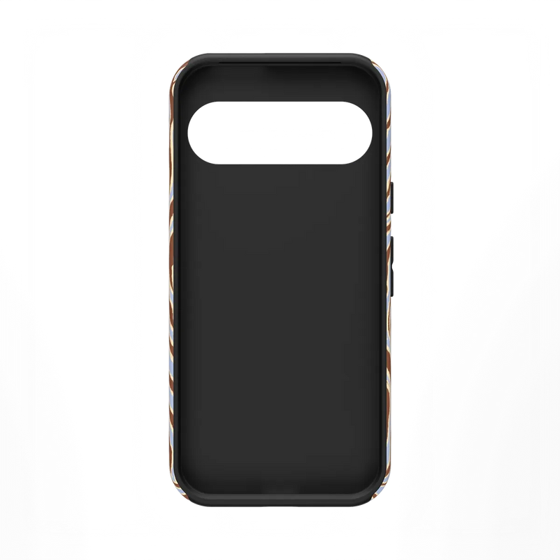 Untamed | Brown & Blue Zebra Case