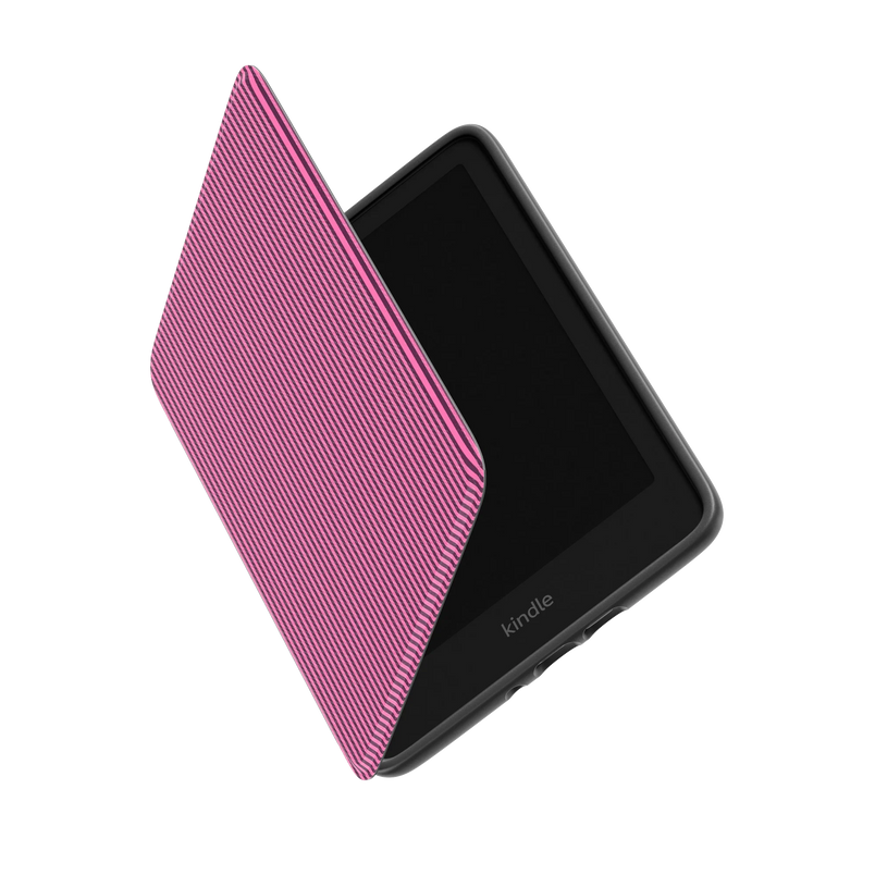 Stripes and the City | Pink & Purple Pinstripe Kindle Case