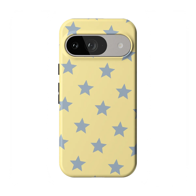 Shine Bright | Butter Yellow Stars Case - Google Pixel 9