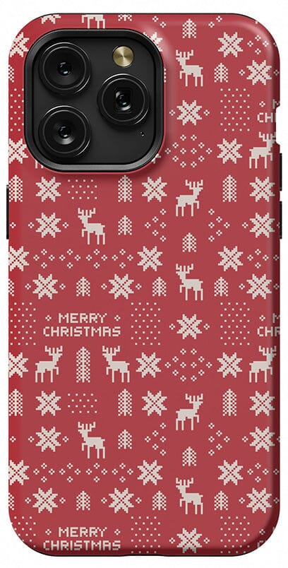 Stocking Stuffer | Christmas Knit Case Phone Case Casetry Essential + MagSafe® iPhone 15 Pro Max 