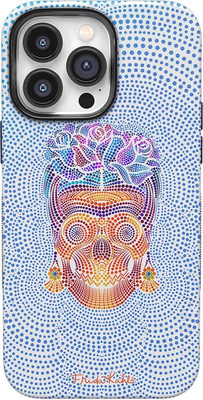 Vida y Muerte | Frida Kahlo Dotted Skull Case iPhone Case get.casely Classic + MagSafe® iPhone 14 Pro Max 