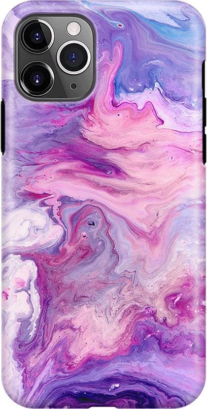 Tie Dying Over You | Purple Marble iPhone Case iPhone Case get.casely Classic + MagSafe® iPhone 15 Pro 
