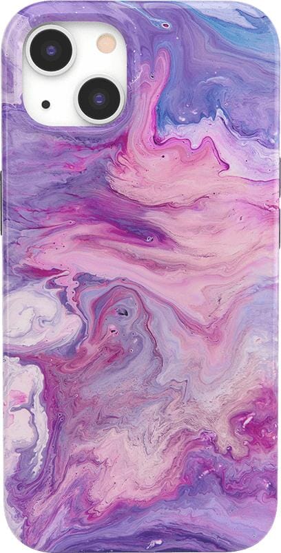 Tie Dying Over You | Purple Marble iPhone Case iPhone Case get.casely Classic + MagSafe® iPhone 13