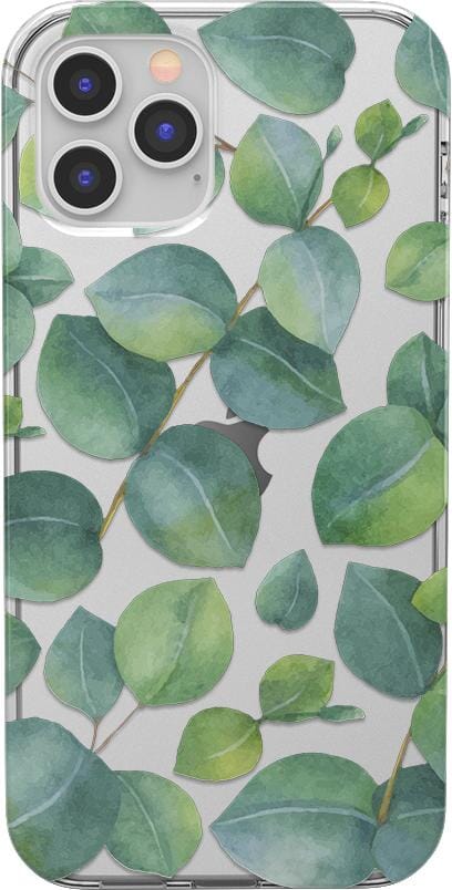Leaf Me Alone | Green Floral Print Case iPhone Case get.casely Classic iPhone 12 Pro 