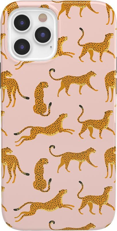 On the Prowl | Pink Leopard Print Case iPhone Case get.casely Classic iPhone 12 Pro 