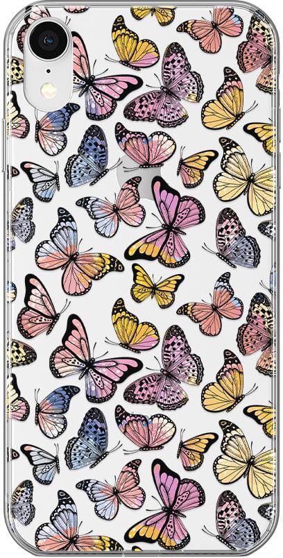 Free Spirit | Rainbow Butterfly Case iPhone Case get.casely Classic iPhone XR 