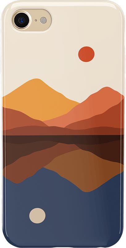 Opposites Attract | Day & Night Colorblock Mountains Case iPhone Case get.casely Classic + MagSafe® iPhone 15 Pro Max 