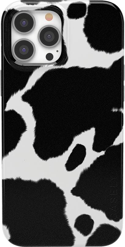 Current MOOd | Cow Print Case iPhone Case get.casely Classic + MagSafe® iPhone 15 Pro 