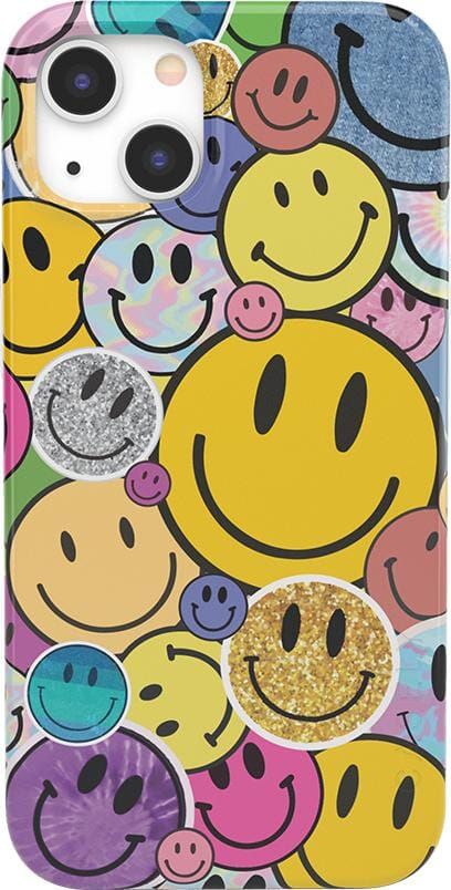 All Smiles | Smiley Face Sticker Case iPhone Case get.casely Classic iPhone 13 Mini