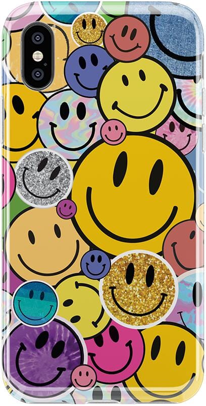 All Smiles | Smiley Face Sticker Case iPhone Case get.casely Classic iPhone XS Max