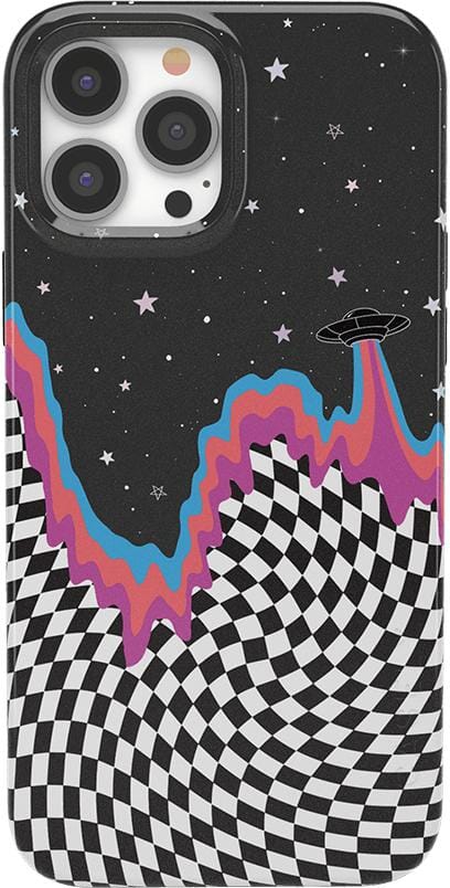 Long Strange Drip | Checkered Space Case iPhone Case get.casely Classic + MagSafe® iPhone 13 Pro Max 