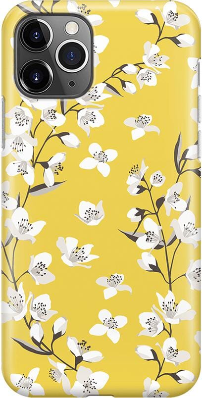 Floral Forest | Yellow Cherry Blossom Floral Case iPhone Case get.casely Classic iPhone 11 Pro Max 