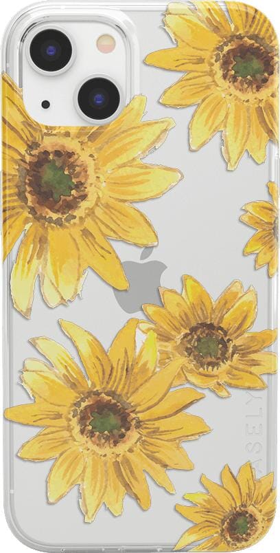 Golden Garden | Yellow Sunflower Floral Case iPhone Case get.casely Classic iPhone 13 Mini 