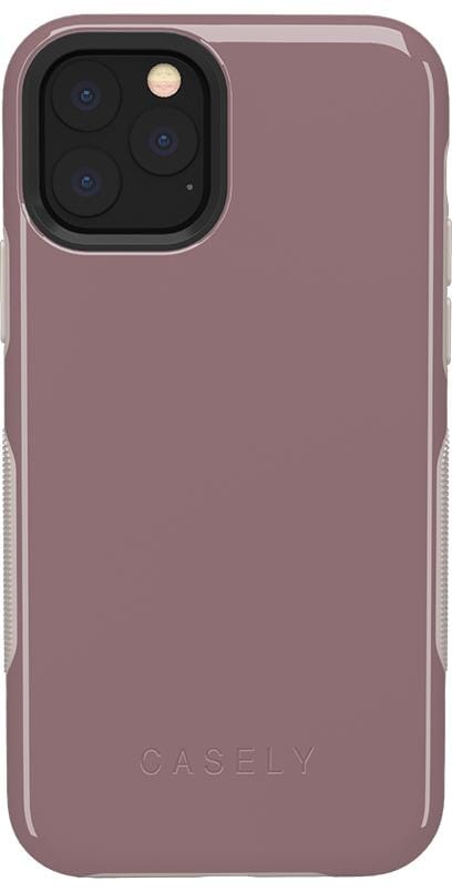 Purple Taupe on Nude | Ultra-Protective Bold Case iPhone Case get.casely Bold iPhone 11 Pro 