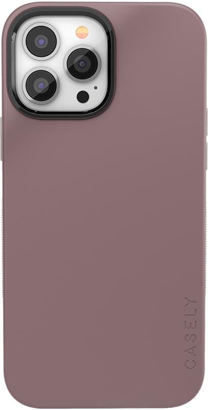 Purple Taupe on Nude | Ultra-Protective Bold Case iPhone Case get.casely Bold + MagSafe® iPhone 13 Pro 