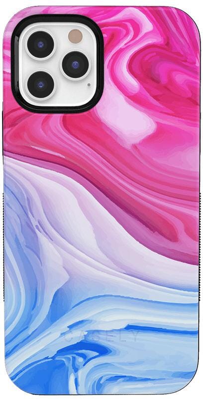 Land & Sea | Marble Swirl iPhone Case iPhone Case get.casely Classic + MagSafe® iPhone 13 Pro 