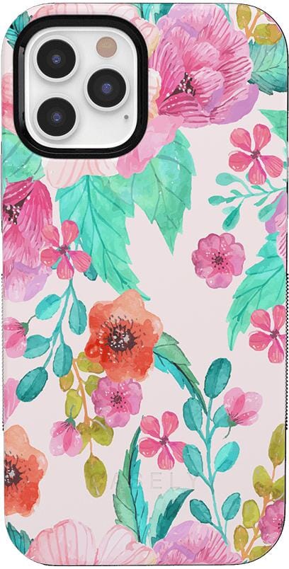 Out And About | Light Pink Floral Case iPhone Case get.casely Classic iPhone 12 Pro 