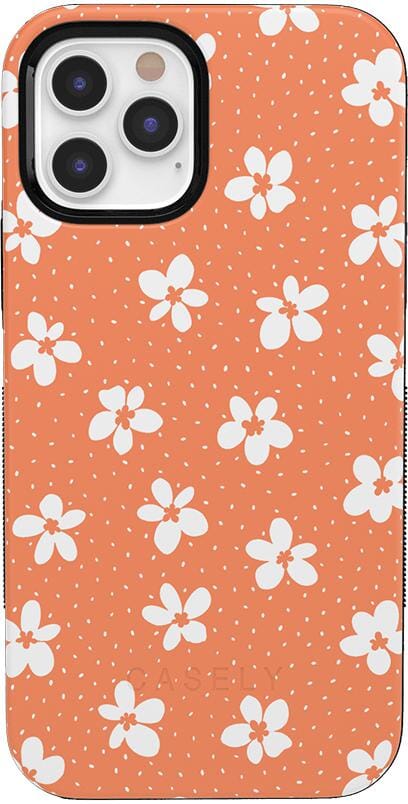 Flower My World | Burnt Orange Floral Case iPhone Case get.casely Classic iPhone 12 Pro Max 