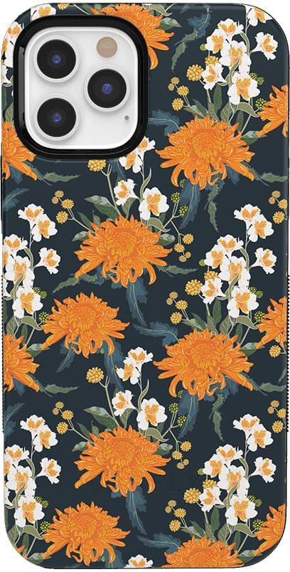 Off Tropic Floral | Exotic Orange Flower Case iPhone Case get.casely Classic iPhone 12 Pro 