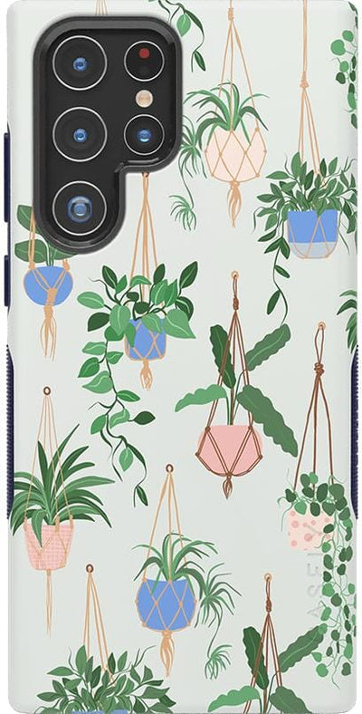 Hanging Around | Potted Plants Floral Samsung Case Samsung Case get.casely Bold Galaxy S22 