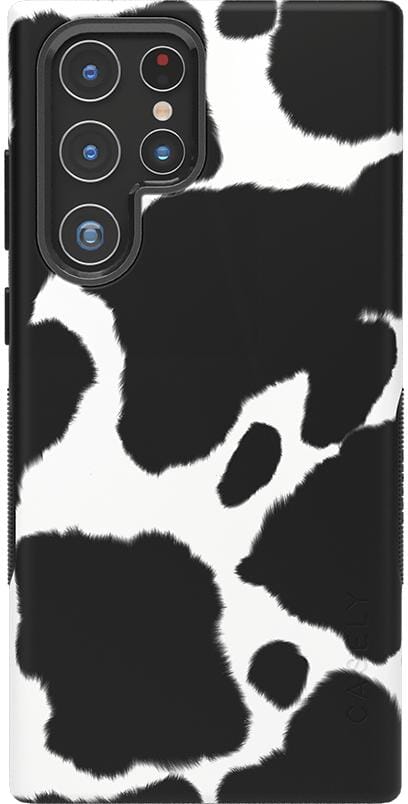 Current MOOd | Cow Print Samsung Case Samsung Case get.casely Bold Galaxy S22 Ultra 