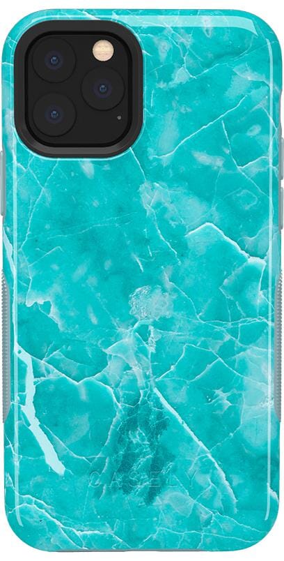Lost at Sea | Teal Blue Seaglass Case iPhone Case get.casely Bold iPhone 11 Pro 