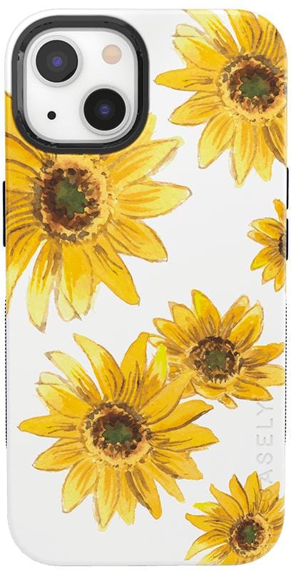 Golden Garden | Yellow Sunflower Floral Case iPhone Case get.casely Classic iPhone 12 Pro 