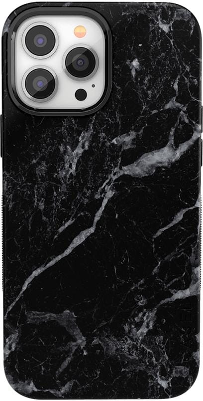 Black Pearl | Classic Black Marble Case iPhone Case get.casely Classic iPhone 12 Pro 