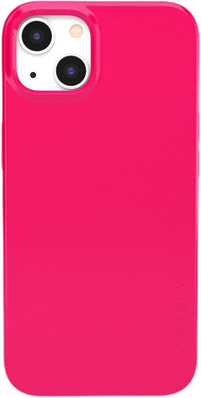 Think Pink | Solid Neon Pink Case iPhone Case get.casely Classic + MagSafe® iPhone 15 Pro Max 