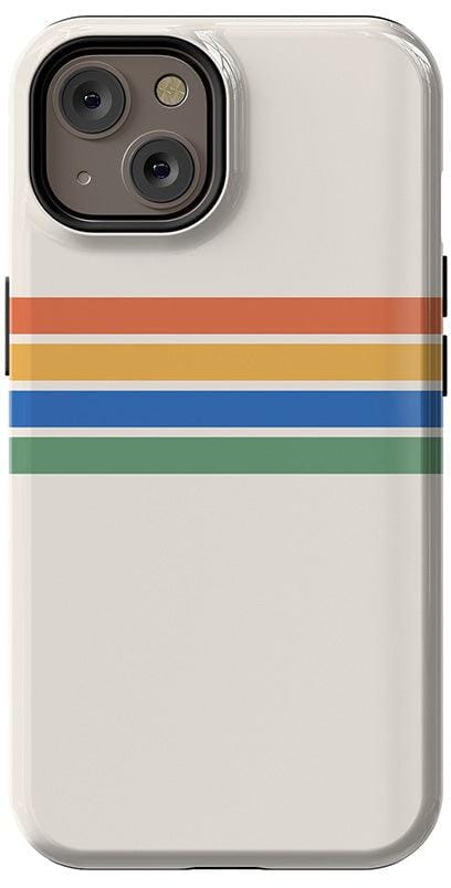 Totally Groovy | Rainbow Stripes Color Block Case iPhone Case get.casely Classic iPhone 12 Pro