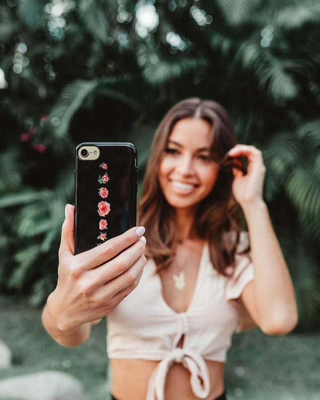 Accept the Rose | Blooming Red Rose Floral Case iPhone Case get.casely 