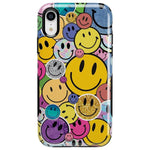 All Smiles | Smiley Face Sticker Case iPhone Case get.casely Bold iPhone XR