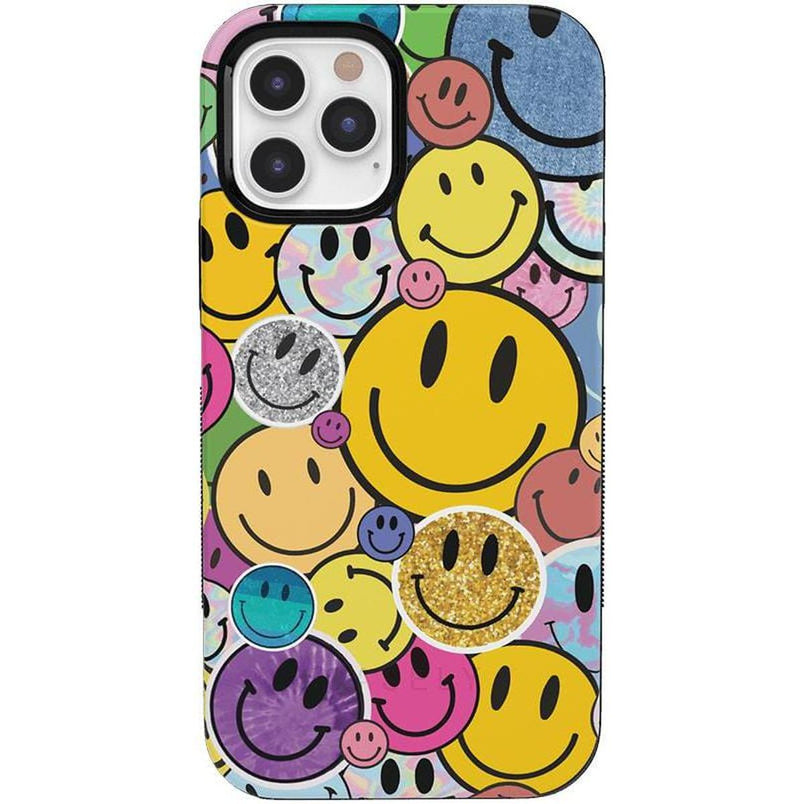 All Smiles | Smiley Face Sticker Case iPhone Case get.casely Bold + MagSafe® iPhone 12 Pro Max
