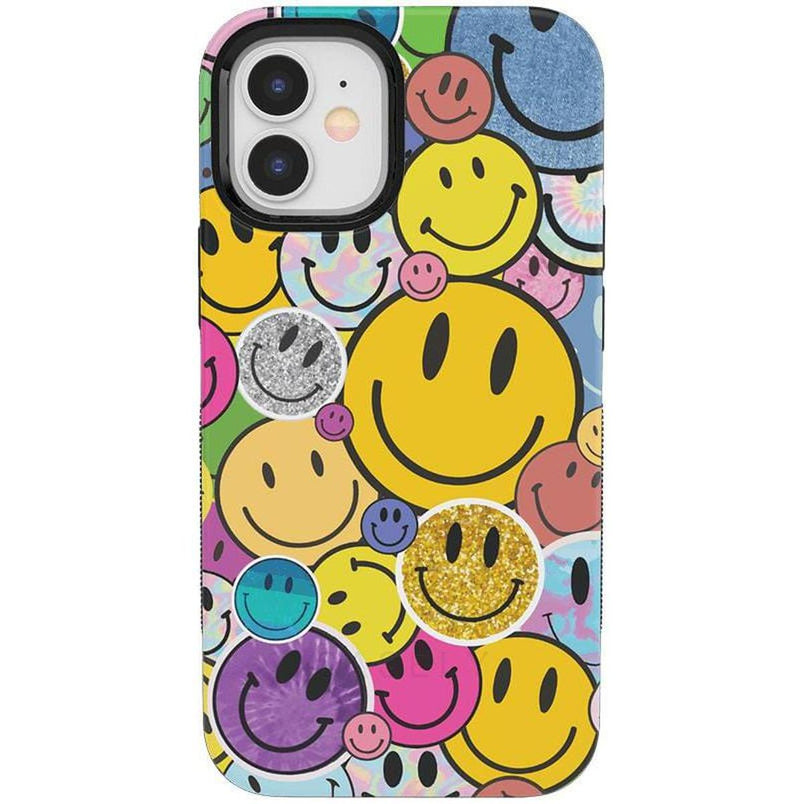 All Smiles | Smiley Face Sticker Case iPhone Case get.casely Bold + MagSafe® iPhone 12