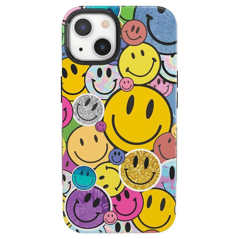 All Smiles | Smiley Face Sticker Case iPhone Case get.casely Bold + MagSafe® iPhone 13