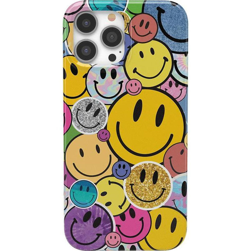 All Smiles | Smiley Face Sticker Case iPhone Case get.casely Classic + MagSafe® iPhone 13 Pro