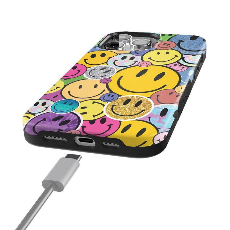 All Smiles | Smiley Face Sticker Case iPhone Case get.casely 