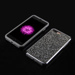 All That Glitter | Charcoal Silver Crystal Case iPhone Case get.casely 