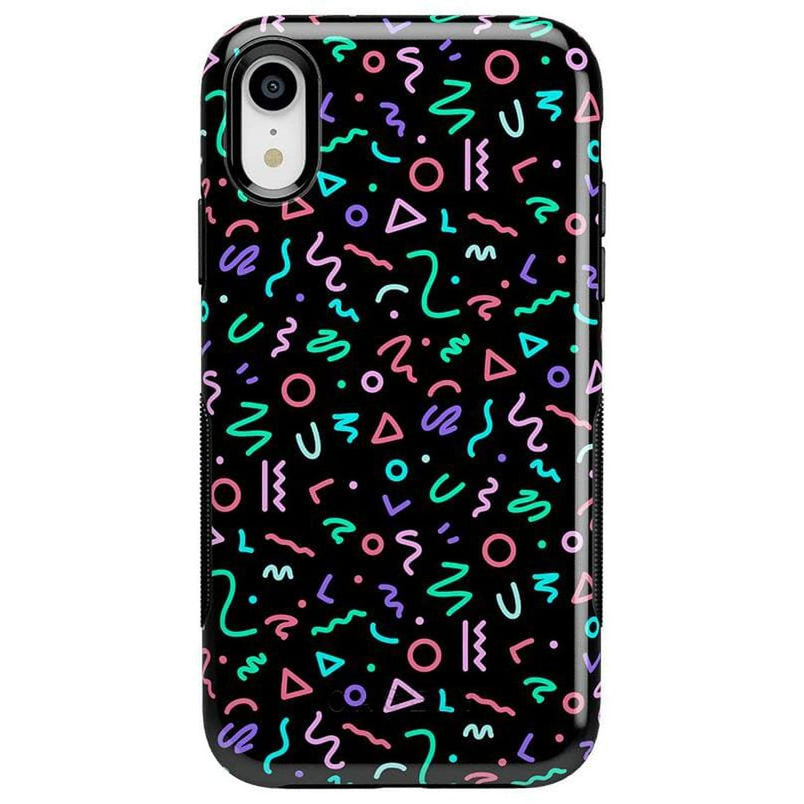 Always Vibing | Glow In The Dark Retro Case iPhone Case get.casely Bold iPhone XR 