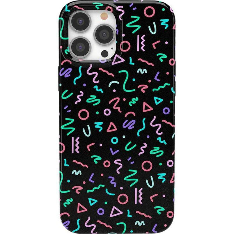 Always Vibing | Glow In The Dark Retro Case iPhone Case get.casely Classic + MagSafe® iPhone 13 Pro