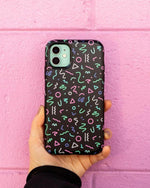 Always Vibing | Glow In The Dark Retro Case iPhone Case get.casely 