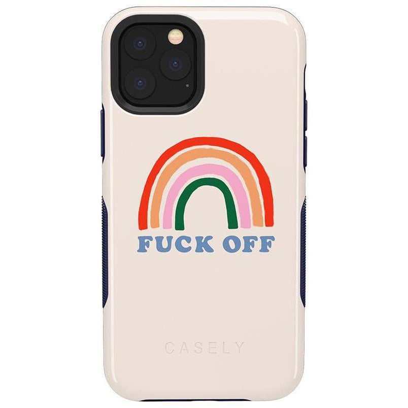 An Ode to 2020 | F*ck Off Rainbow Case iPhone Case get.casely Bold iPhone 11 Pro Max 