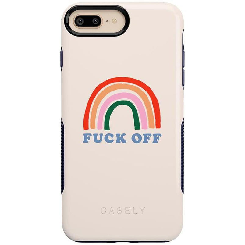 An Ode to 2020 | F*ck Off Rainbow Case iPhone Case get.casely Bold iPhone 6/7/8 Plus 