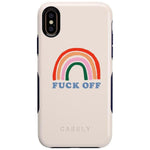 An Ode to 2020 | F*ck Off Rainbow Case iPhone Case get.casely Bold iPhone XS Max 